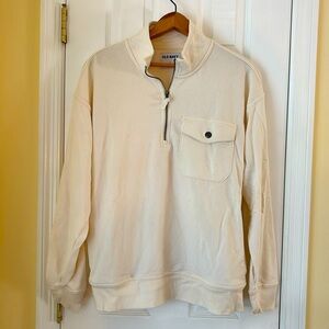 Old Navy Quarter Zip Sweatshirt - Large